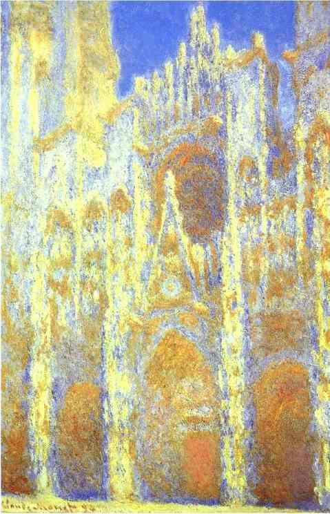 Claude Monet The Rouen Cathedral at Twilight